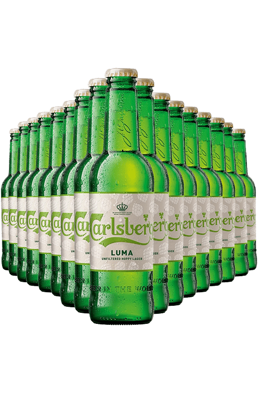 ארגז בירה קרלסברג לומה 330 מ"ל-